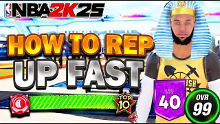 REP GLITCH AND LEVEL GLITCH  VC GLITCH  NBA 2K25  BEST METHOD TO HIT LEGEND AND LVL 40 [upl. by Ynes]