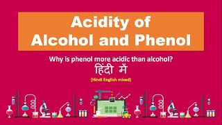 Acidity of Alcohol and Phenol  Class 12 Alcohol Phenol amp Ether [upl. by Eedyaj306]