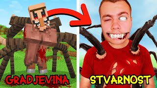 Minecraft Ali Sve JEZIVE Gradjevine Postaju Stvarnost [upl. by Yenahpets]