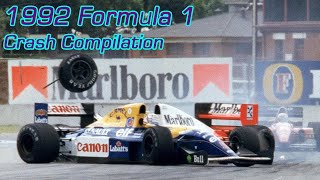 1992 Formula 1 Crash Compilation [upl. by Artinad]