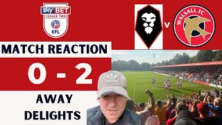 Salford 02 Walsall instant match reaction [upl. by Katzir]