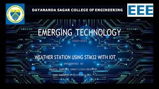 WEATHER STATION USING STM32 WITH IOT [upl. by Gleda]