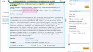 ProQuest Dissertations amp Theses [upl. by Bael]