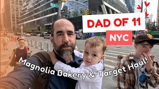 Dad of 11 in NYC ❤️ Magnolia Bakery amp Target Haul 4th of July and Screen Free Sumer Fun [upl. by Enimajneb102]