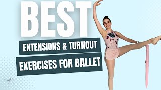 Best Extensions amp Turnout Exercises for Ballet and Jazz Dancers [upl. by Alanah]