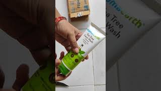 Flipkart mamaearth tea tree oil face wash trending viralvideo facewash teatreeoil [upl. by Naerad]