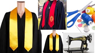 How to Cut and Sew Graduation StoleSash [upl. by Ybrek435]