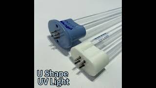 Yaguang U Shape UVC Light Ultraviolet Lamp Manufacturer 254NM UVC UV Light for Air Purification [upl. by Emmons73]