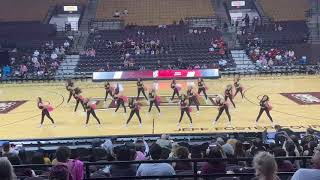 Texas State Strutters pom squad halftime performance 2024 [upl. by Siuoleoj]