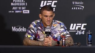 UFC 264 Dustin Poirier Postfight Press Conference [upl. by Siravrat]