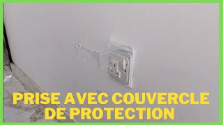 BRANCHEMENT PRISE AVEC COUVERCLE DE PROTECTION [upl. by Ahtael]