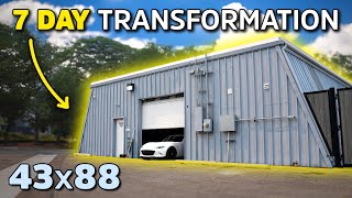 Building Our Dream Garage In 7 Days [upl. by Aibara]