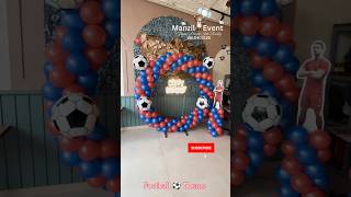 Epic Football Theme Decoration Ideas for Your Event  Manzil Event shorts viral manzilevent [upl. by Elyod]