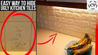 How To Modernise Old Kitchen Tiles The Easy amp Cheap Way [upl. by Walrath]