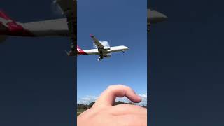 QantasLink Embraer 190 landing into Albury Airport [upl. by Merle996]