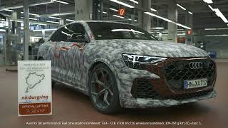 NEW RECORD Audi RS Q8 performance records 736698 at Nürburgring Nordschleife Circuit [upl. by Jenkel551]