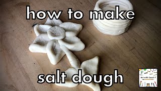 How to Make Salt Dough Step by Step  Art for kids [upl. by Hinson831]