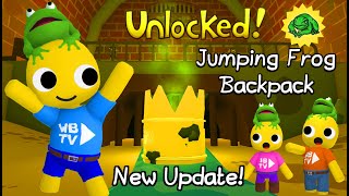 New Wobbly Life Update The Sewers Unlocked Jumping Frog Backpack [upl. by Hgielah]