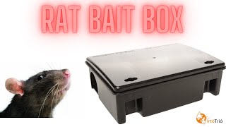 Bait Box for Rats  Compact Bait Station for Rats  Rat Bait Box [upl. by Frederick400]