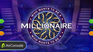 Who Wants to Be a Millionaire Trailer 💰  Now Available on AirConsole for Your 🚗 [upl. by Tisdale]