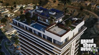 Tour of Franklins 20000000 Eclipse Towers Penthouse  GTA 5 [upl. by Hobbs]