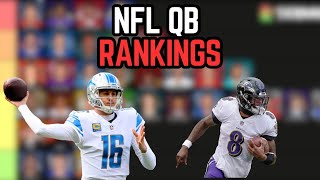 NFL QB RANKINGS [upl. by Laurentia]