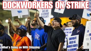 ILA Dockworkers Launch Strike at US EastGulf Coast Ports  What Is the Impact on the Consumer [upl. by Bottali]