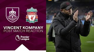 Kompany Assesses Liverpool Defeat  REACTION  Burnley 02 Liverpool [upl. by Yuht]