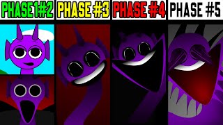 Phase 1 VS Phase 2 VS Phase 3 VS Phase 4 VS Phase 5 in Incredibox Sprunki [upl. by Sivram]