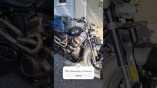 2022 Sportster S sidewinder exhaust idle and rev sportster harleydavidson [upl. by Akihsay]