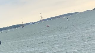 Tall ships races in Mariehamn day 4 ships departing 27 July 2024 [upl. by Stempien]