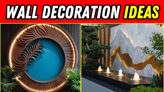 Latest Wall Decoration ideas  Modern Living Room Wall Decoration ideas 2024 [upl. by Avilys]