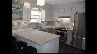 Kashmire White Granite Countertops by DFW Granite Dallas Tx [upl. by Enecnarf455]