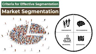 Type Market Segmentation 5 Criteria for Effective Segmentation [upl. by Eatnoed120]