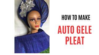 How to make Auto Gele autogele diy hatmaker craft [upl. by Brandon]