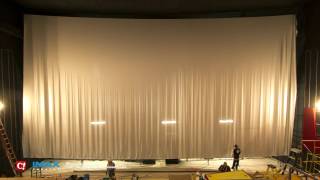 IMAX Screen Installation Timelapse at Celebration Cinema Crossroads [upl. by Ahsytal]