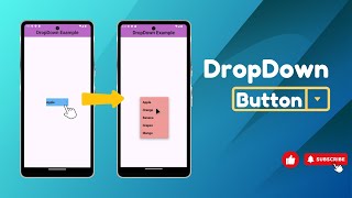 How to Create Dropdown Buttons in Flutter  DropdownButton in Flutter [upl. by Anovahs]