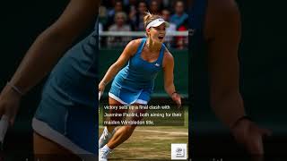 Krejcikova vs Rybakina Wimbledon Semifinal Match Highlights 2024 [upl. by Anaibib]