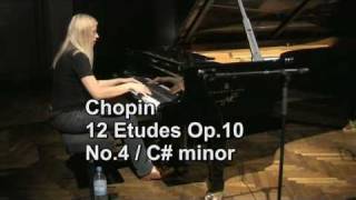 Valentina Lisitsa  Hannover rehearsals  Chopin Etude Op10 no4 [upl. by Rosen571]