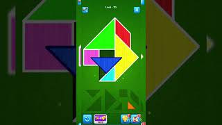 Tangram puzzle level 119 youtubeshorts games puzzler feedshorts gaming 100k [upl. by Ertsevlis]