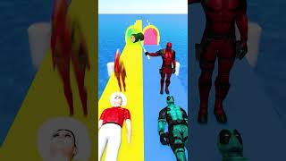 GTA V Punch Run With Deadpool  Funny Animation shorts deadpool funnyshorts [upl. by Labina]