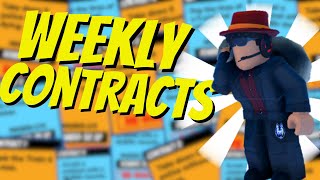 WEEKLY CONTRACTS for LEVEL 10 HYPERCHROME  Jailbreak Season 19  Roblox [upl. by Leuneb]