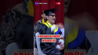 Lapor Pak Komandan Andre Wisuda S3 laporpak andretaulany andrewisuda komedilucu [upl. by Ahsienyt626]