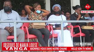 OBSEQUES DE MAMAN LOUISE YANGAFAMILLE INCONSOLABLE RIP A dieu LOUISE YANGA [upl. by Anivlis]