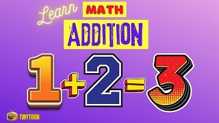 Learn Basic addition  Addition 1 to 10  Tinytooncreation  Additions for Kids  tinyToon [upl. by Lynn52]