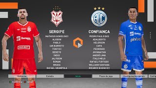 Sergipe x Confiança Campeonato Sergipano 2024  Final  Jogo de Ida SIMULAÇÃO [upl. by Adnalra]