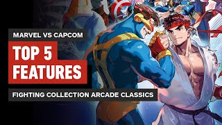 Top 5 Features of Marvel vs Capcom Fighting Collection Arcade Classics [upl. by Nos]