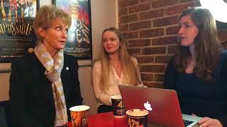 Jenny Seagrove and Clare Lousie Connolly from The Exorcist interview at The Theatre Cafe [upl. by Adnima]