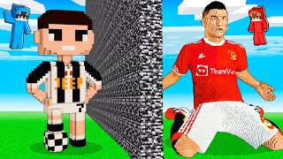 Hice Trampas con FÚTBOL en Reto de Construcción en Minecraft [upl. by Alleusnoc938]