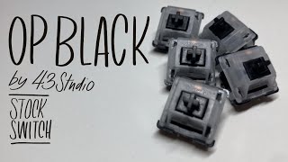 OP Black Switch Stock on BM60 [upl. by Sina]